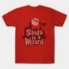 Santa Is A Wizard Funny Fantasy Movie Ugly Christmas Made In Australia T-Shirt
