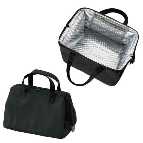 Good Living Insulated Lunch Bag with Clasp Closure, Perfect for Commuting, School, Outings, and Outdoor Activities, Includes Ice Pack Pocket, Simple D