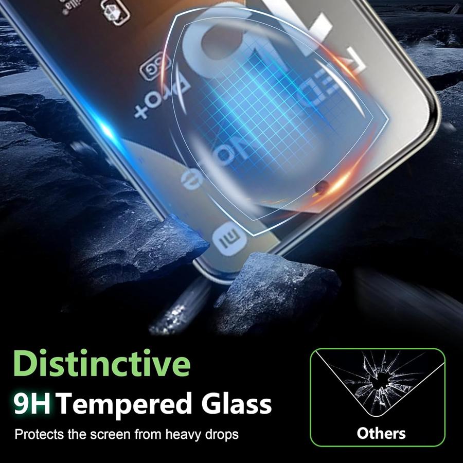 [2 + 2 Pieces] 4in1 3D Curved Tempered Glass Film for Xiaomi Redmi Note 15 5G/4G Note 15 Pro 15Pro+ 5G Lens Protection Film Camera Screen Protector