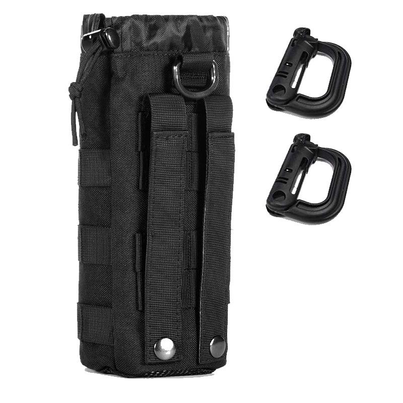 1000D Tactical Molle Water Bottle Bag for Outdoor Mountaineering & Hiking - Portable Waist Pack