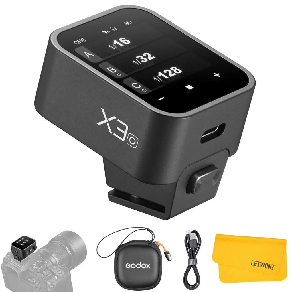 Technical Conformity Mark GODOX X3O Flash Trigger Transmitter TTL Wireless High Speed Sync TTL X3 Trigger Compatible with Olympus Panasonic Cameras
