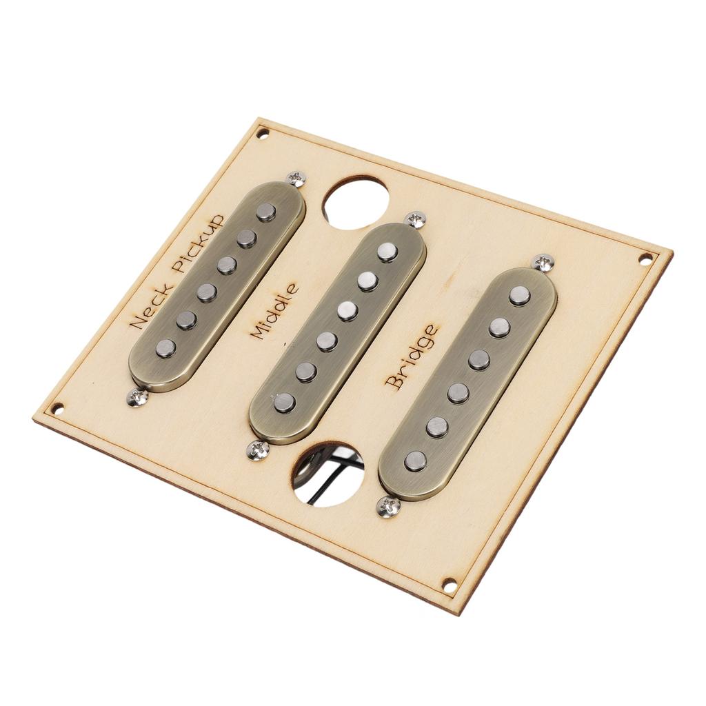 Electric Guitar Pickup Retro Style Metal Pole Piece Guitar Pickup Replacement for Squier