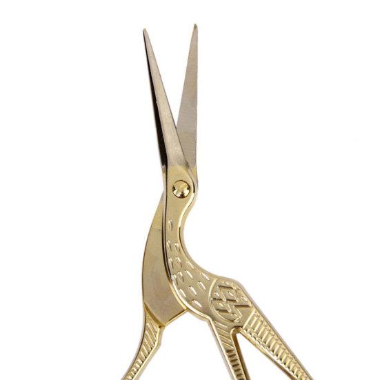 Stainless Steel Vintage Stork Crane Bird Scissors Sewing Nail Art Craft Tool