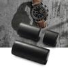 Woodten Luxury Leather Watch Case with Double Travel Watch Storage Gift for Men and Women Slots, Case,