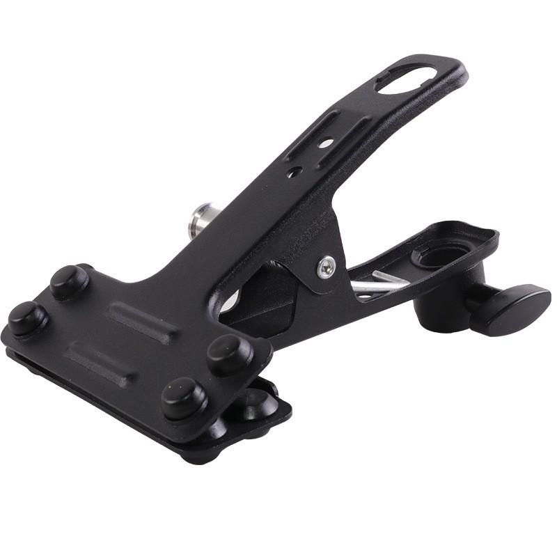 Double-Headed Metal Clip Flexible Desktop Light Stand & Background Holder