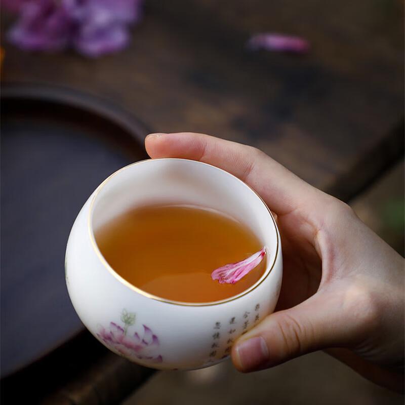 Chaxun Premium Ice Jade Porcelain Tea Cup Gift Set