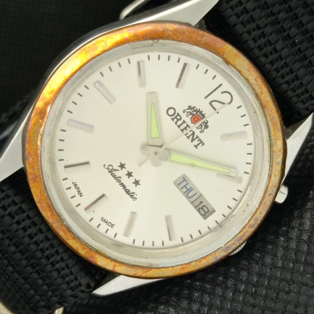 

Б/У ORIENT AUTOMATIC 46941 ЯПОНИЯ МУЖСКИЕ ЧАСЫ a312547-1 Sku595b-a312547