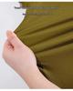 Chic High-Neck Slimming Mid-Sleeve Top (1/2 Piece) - Fashionable Natural Shoulders, Ideal for Spring/Autumn Layering, Body-Conscious Women's T-Shirt