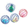 Funny Pet Cat Kitten Fake Mouse Rat Mice Ball Cage Play Interactive Game Toy