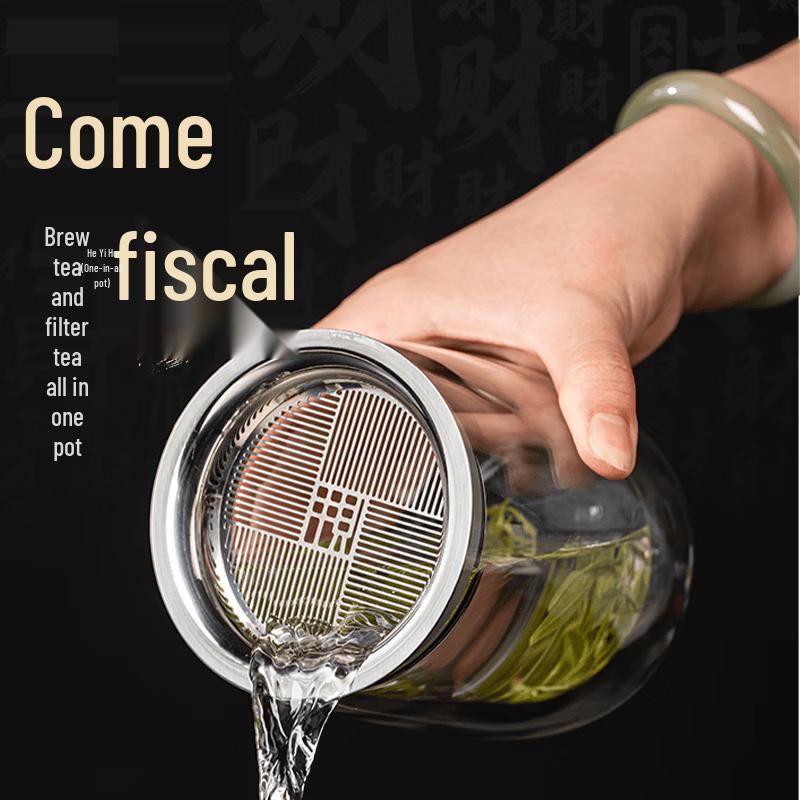 Glass Tea Separation Teapot