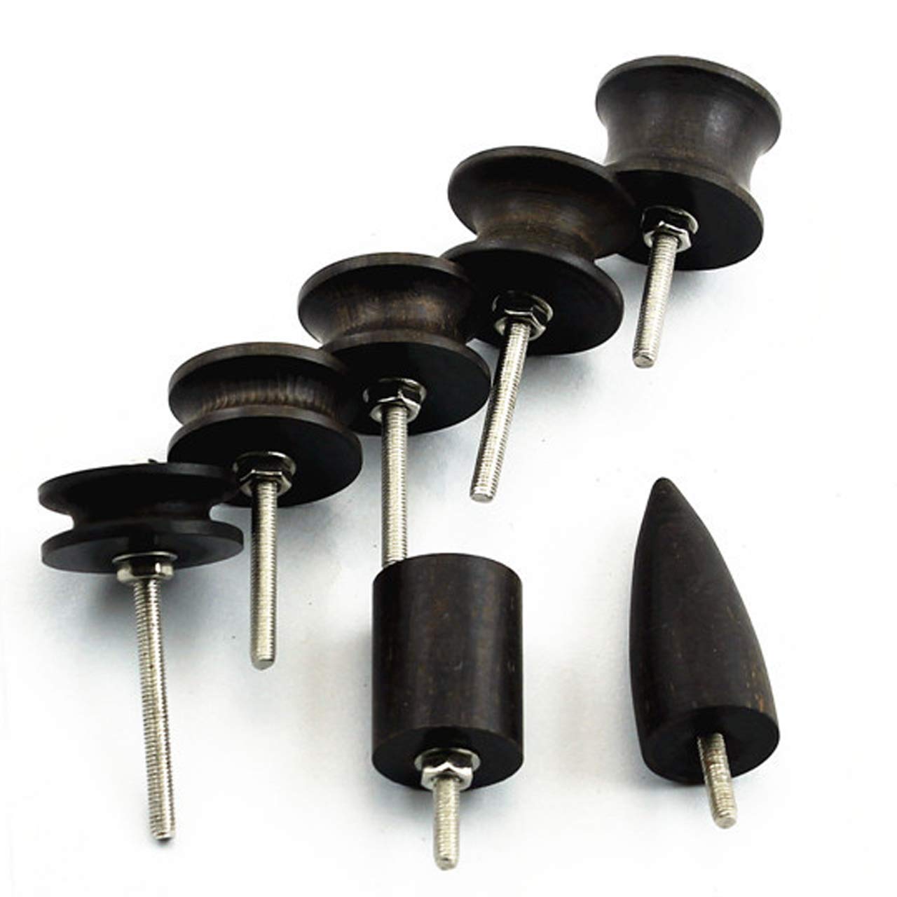 

Ferrimore Edge Polishing Router Bits, Ebony Bits for Leather Crafts, 7 Types