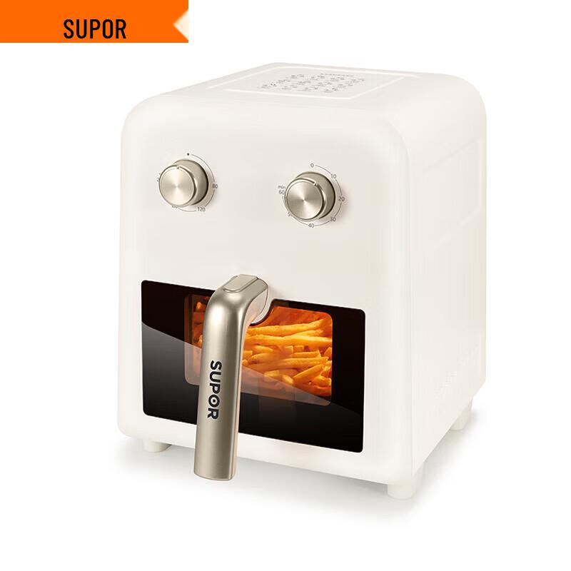 Supor 6.0L Visible Steam Air Fryer CN plug (adapter included)