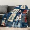 Christmas Creative Throw Blanket Flannel Print Blanket Super Soft Cozy Sofa Nap Blanket Home Blanket Perfect Home Gift For Her