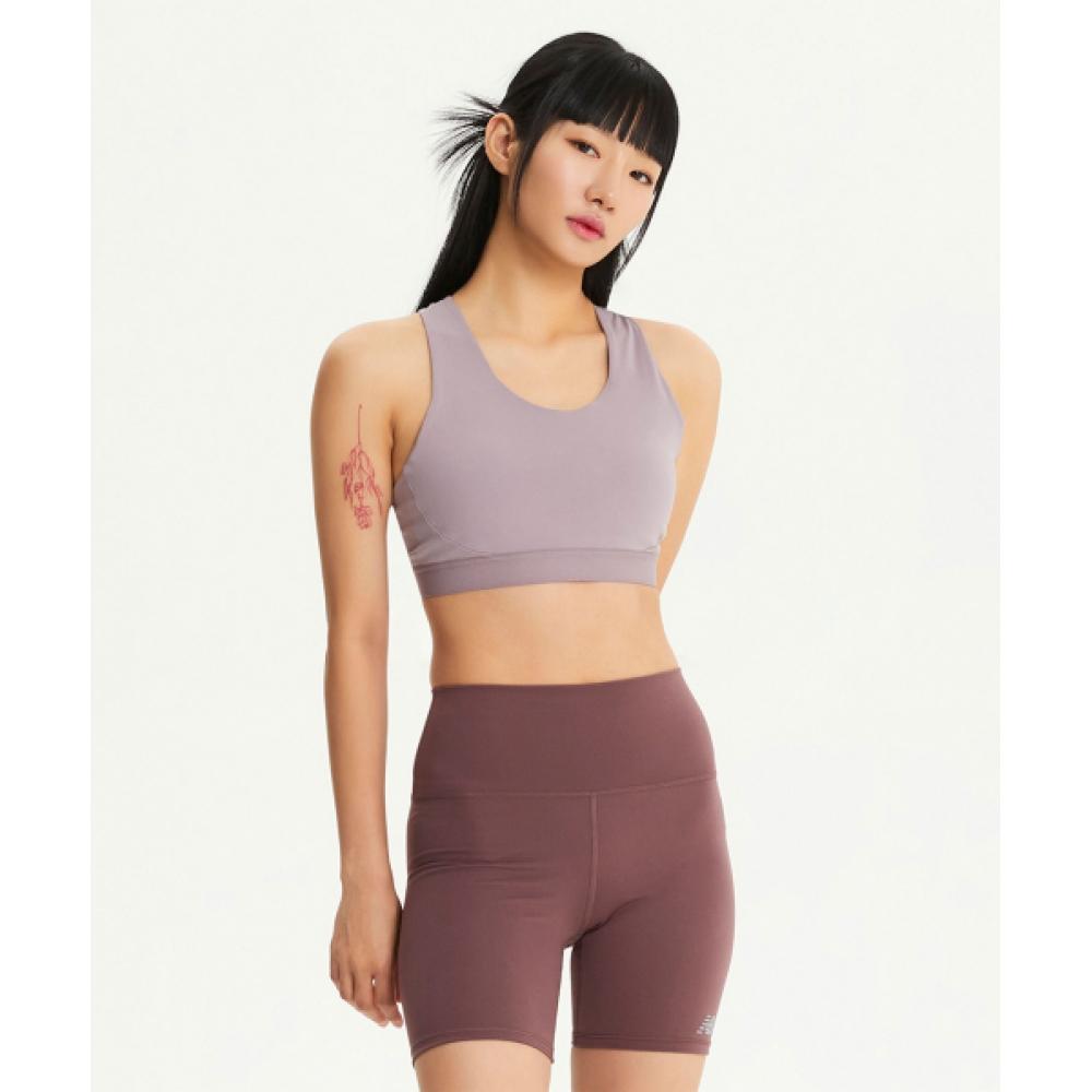 

New Balance Nbn9e4p042 Women Slick Bra Top Purple 75 PURPLE/S 085