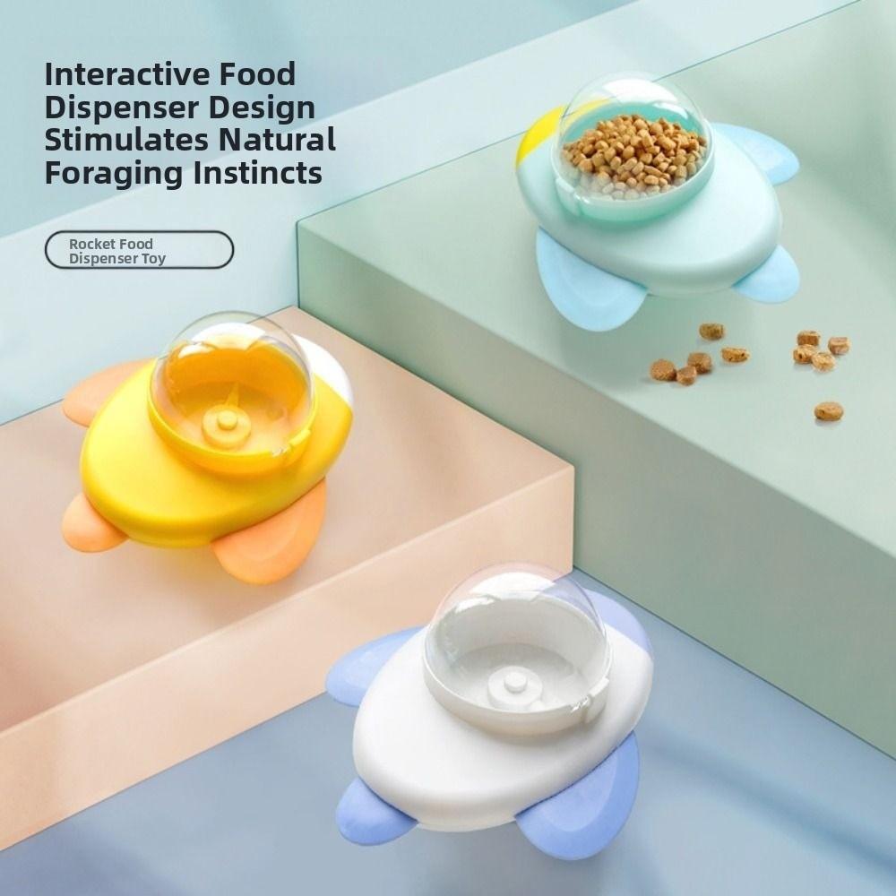 Adjustable Hole Pet Automatic Rotation Feeder Creative Dog Snack Slow Feeder Pet Supplies