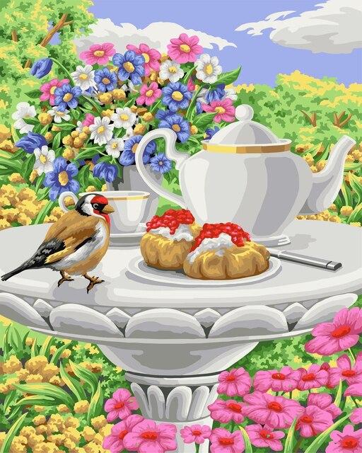 5D Diamond Painting Flowers Fruit Full Round Drill Cross Stitch Kit Diamond Embroidery Mosaic Picture Home Decoration