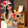 Plush Elk Snowman Plush Toys 23-43CM Christmas Decor Dolls New Pillow Doll Toys  XMAS