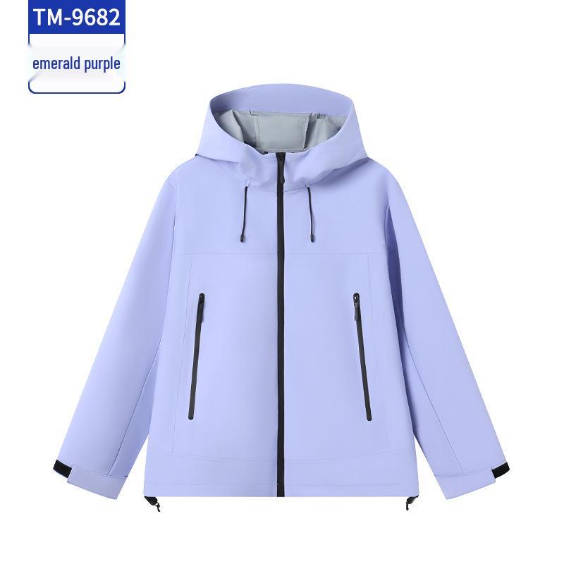 Autumn/Winter Cultural Hooded Windbreaker: Lightweight Three-Layer Composite Mountaineering Suit Jacket
