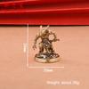 Vintage Brass Ornament Orc Soliders Models Figurines Miniatures Toys Boys Cartoon Desktop Metal Doll Crafts Decoration Accessory
