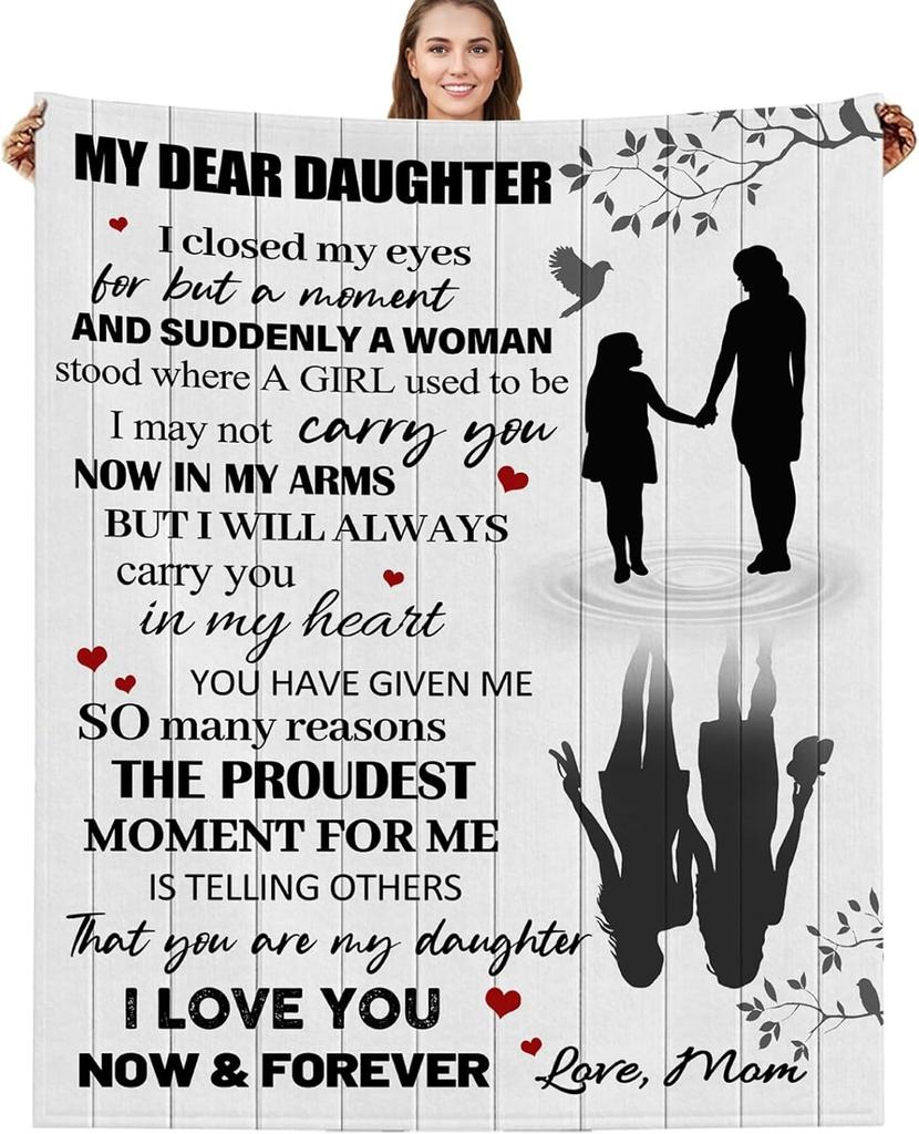 Perfekte Geschenke für Papa Decken für Vatertag Muttertag Jahrestag Geburtstag für Mama Sohn Tochter Opa Oma Tante Überwurf