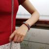 Adjustable Knot Handmade Beaded Bracelet Women Men Alloy Geometric Ethnic Style Stackable Jewelry