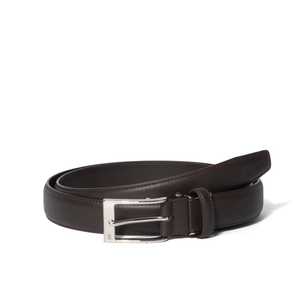 [Lanvin Collection] Shrink Leather Belt (Long Size) Men s Simple High-Quality Leather Business Commute