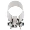 2.75 Inch Exhaust Clamp Stable Fixing Stainless Steel Sturdy Durable Exhaust Pipe Clamp Universal