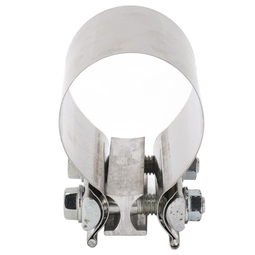 2.75 Inch Exhaust Clamp Stable Fixing Stainless Steel Sturdy Durable Exhaust Pipe Clamp Universal