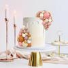 56pcs Boho Styles Ball Cake Picks Colorful Ball Shaped Cake Topper Pearl Balls Cake Insert Topper for Birthday Party Wedding