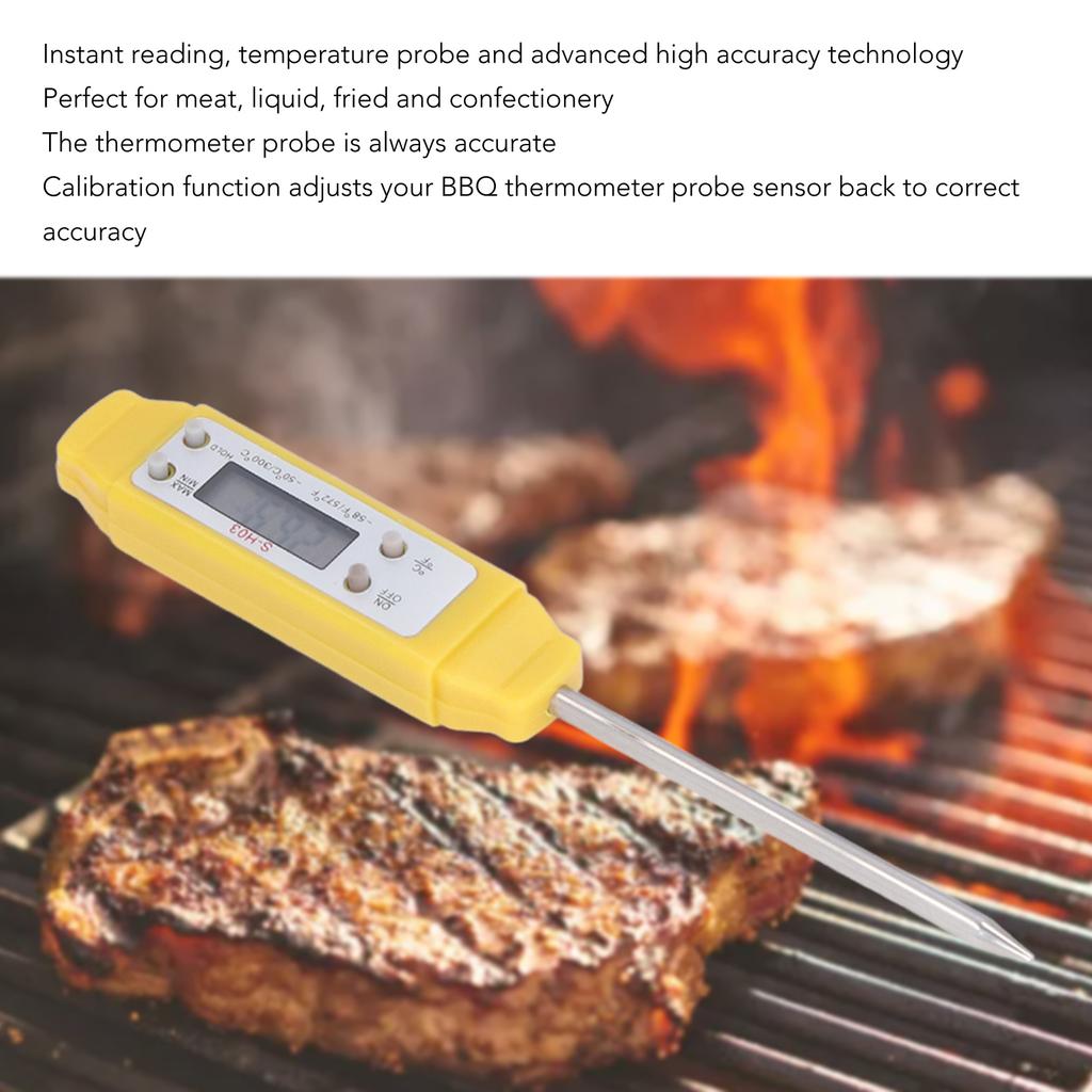 Digital Food Thermometer Automatic Calibration Pen High Accuracy Electronic Thermometer Electronic Food Thermometer