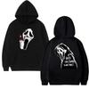 In Gothic Double Sided Printed Streetwear Women Ghostface Graphic Hoodie Fleece Long Sleeve Sweatshirts