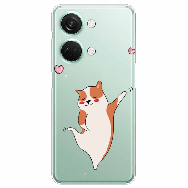 For One Plus Nord 3 5G Case TPU Soft Clear Owl Dog Transparent Funda For Oneplus Nord 3 2023 Silicone Slim Shell 1 + Nord3 Capa