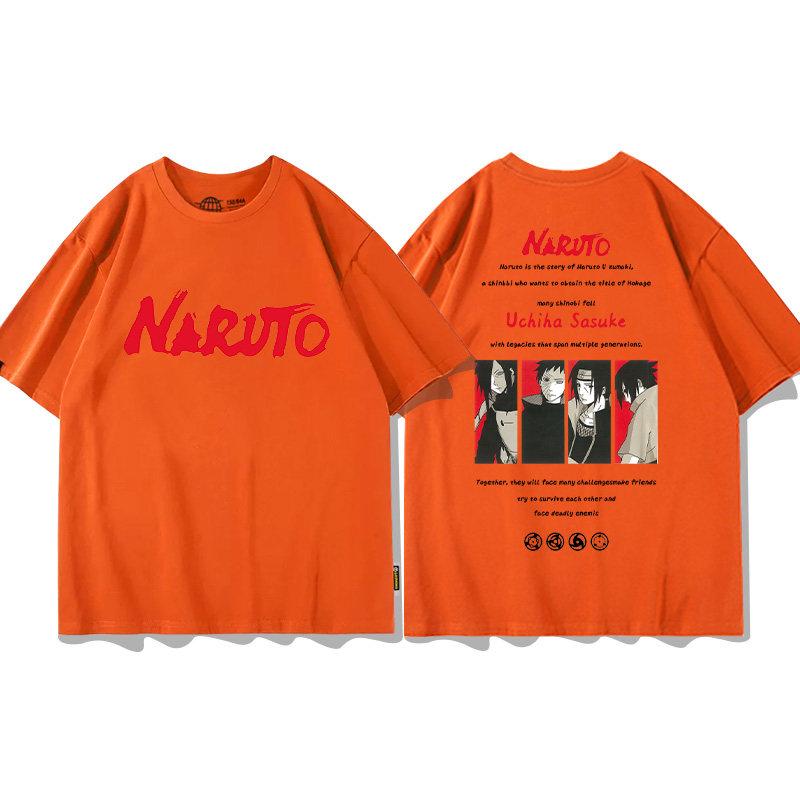 Anime New Childrens Tshirt Naruto Xiao Organizes Six Payne Anime Cotton Doublesided Printing Parentchild Casual Tshirt