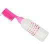 5pcs Hair Dye Comb Bottles Root Comb Color Applicators Dye Dispensing Pink Bottles with Graduated