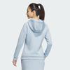 adidas Sweatshirts Women's Miracle Blue Hooded Moderate Regular HY0908