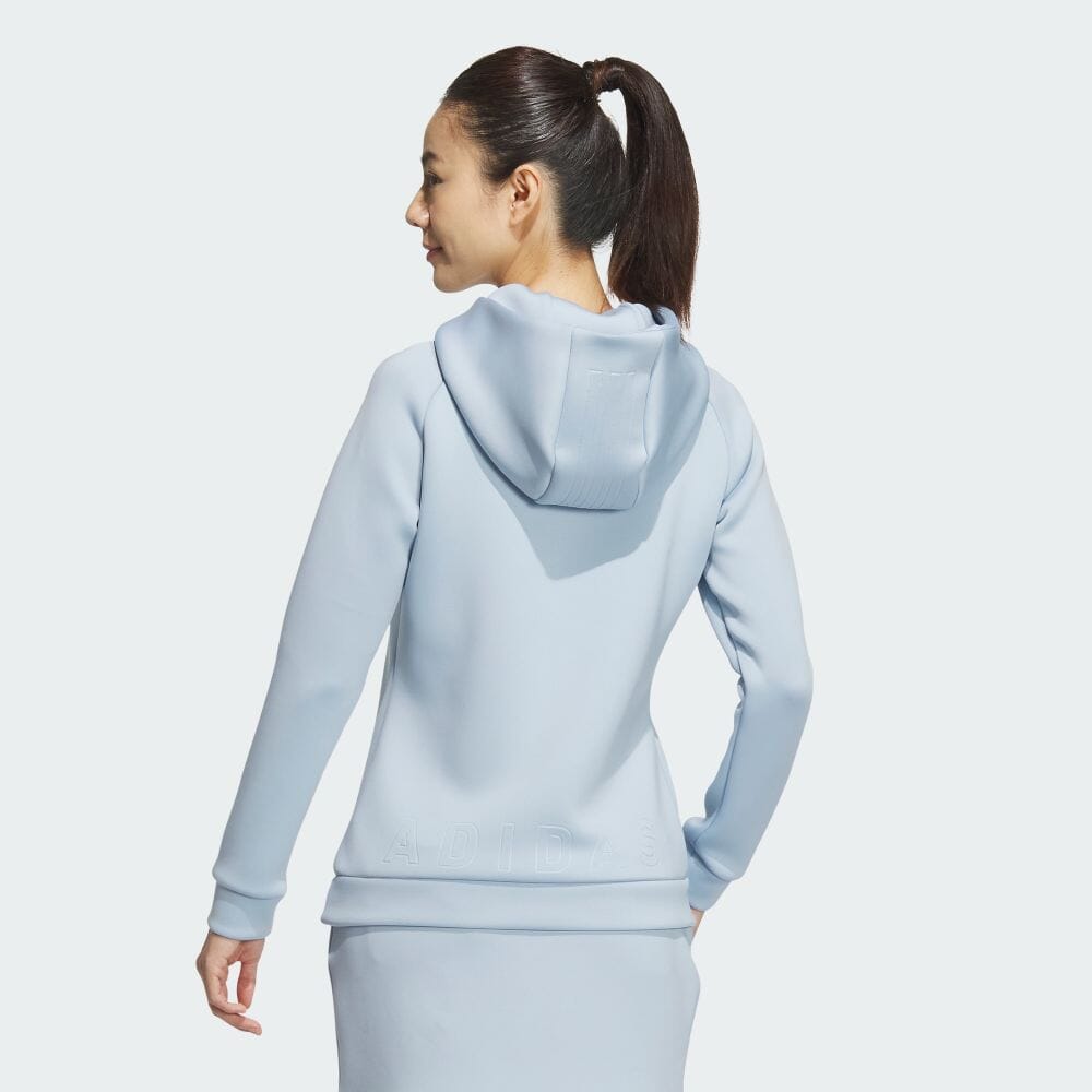 adidas Sweatshirts Women's Miracle Blue Hooded Moderate Regular HY0908