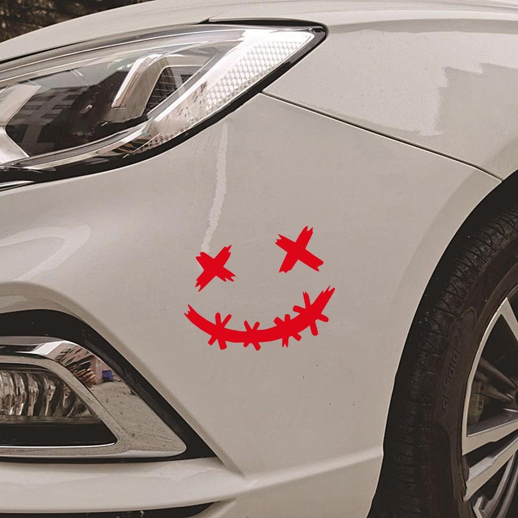 Smile Car Decal | Waterproof Smile Face Decal for Car