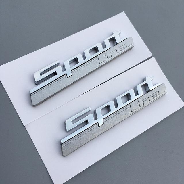 Car Styling Trim Sticker / 3D Sport / Luxury Line Label ABS Emblem Badge Decals Fit For BMW 2/3/4/5/7 Series GT