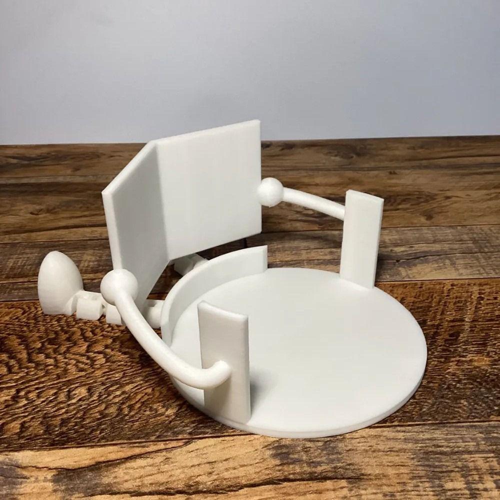 Reusable 3D Printed Tissue Holder Creative Towel Roll Rack  Bathroom Accessory