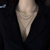 Versatile Cross Pendant Necklace for Women and Men Trendy Statement Jewelry