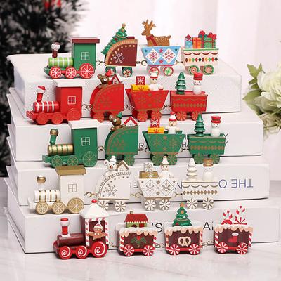 DIY Mini Weihnachtsbaum Dekorationen Fenster Display Ornament adornos Holz Weihnachtsbaum Desktop Ornament Weihnachten Lieferungen