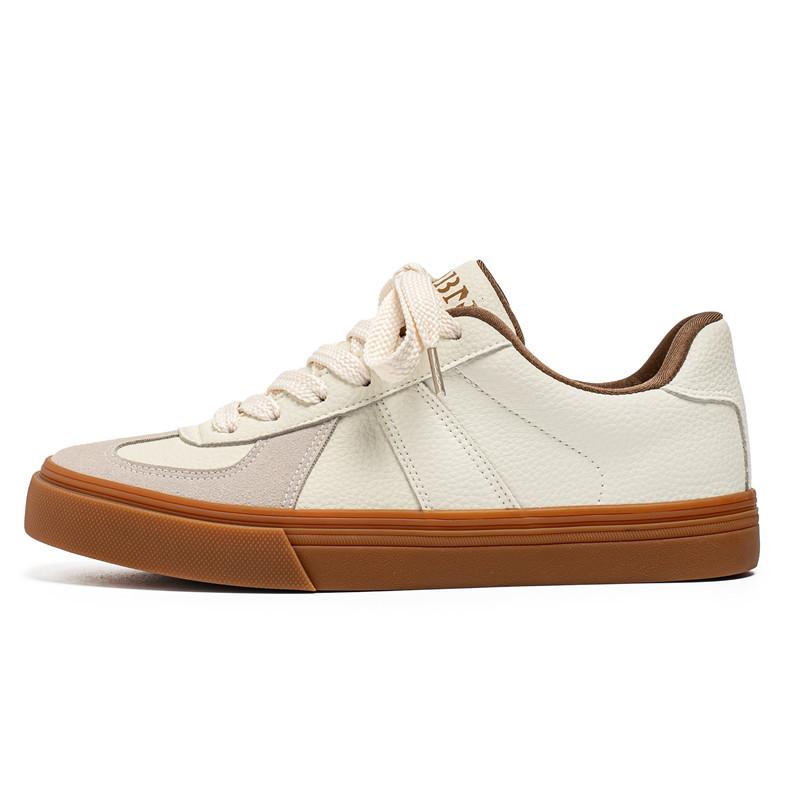 Board Shoes Men's Autumn New German Training Shoes New Versatile Men's Shoes Retro Casual Shoes Fashion Versatile White Shoes