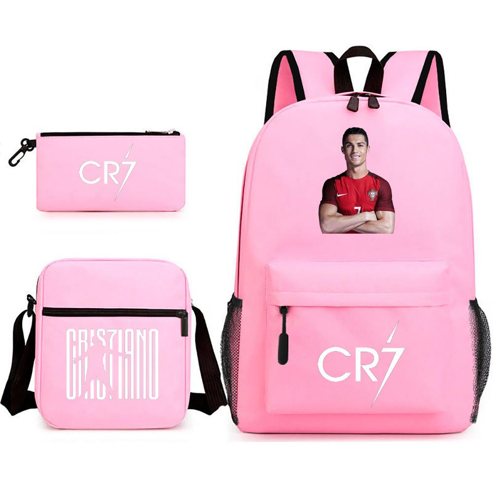 Stitc Cartoon Full Print Backpack Student Bag Pencil Case Two-Piece Set Children'S Backpack