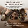 Women's Retro French Hairband With Pearl Beads And Plaid Design For Elegant Occasions