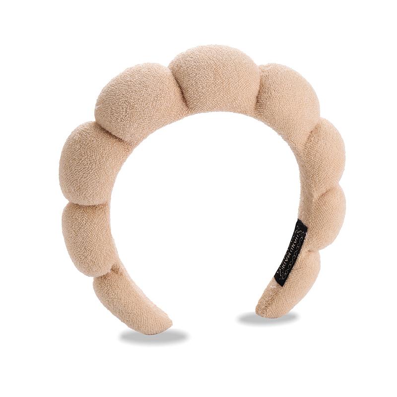 

Новая Мода Повязка на Голову из Губки для Женщин Аксессуары для Волос Многофункциональная Повязка для Умывания Лица Снятия Макияжа Душа Повязка для Волос легкие хаки