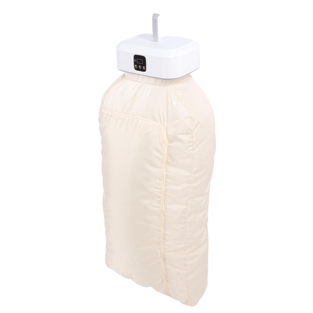 Portable Clothes Dryer Remote Control Foldable Electric Laundry Drying Machine with Bag for Apartment RV Travel