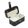 Mini Small PU Leather Jewelry Box Simple Ring Necklace Earrings Storage Minimalist Style Daily Travel Portable Storage Box