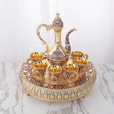 Nuovo dispenser per vino a becco d'anatra medio set da vino per bevitore domestico argenteria oro e argento