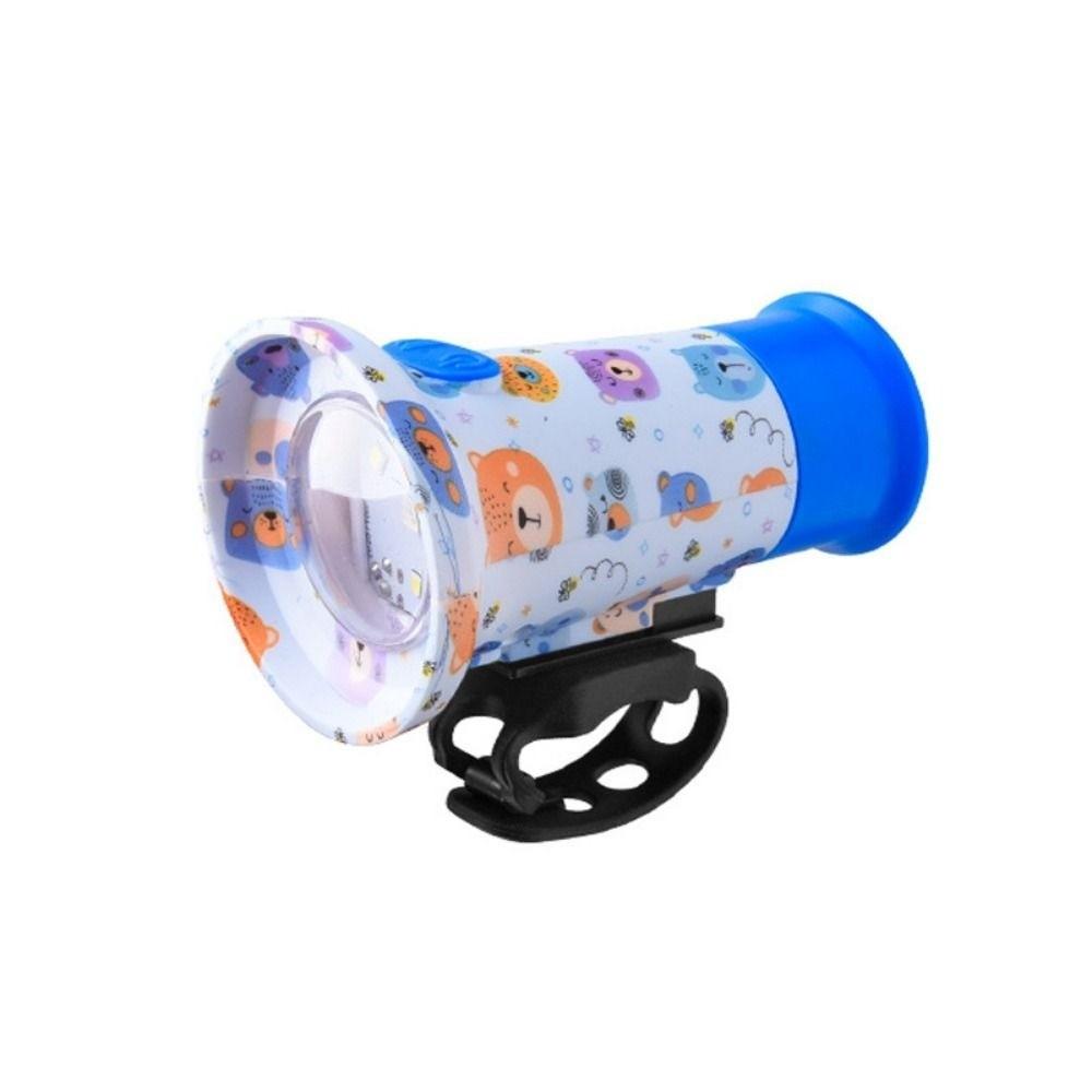 Portable Flashlight Horn with Horn High Brightness Riding Light for Children's Bicycles