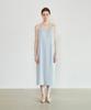 Supaeg Silky Nita Dress _ Sky Blue, Black